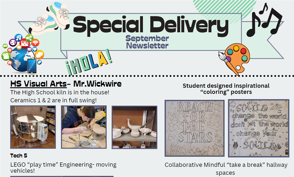  Cover of September Special Delivery newsletter